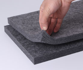 吸音棉剖面圖  吸音棉剖面圖